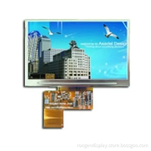 ODM 4.3inch TFT LCD Screen Brightness 500CD/M2 LCD Display Rg043dtt-02